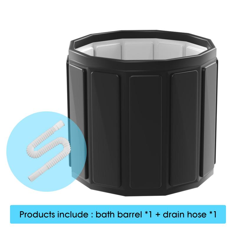 Compact foldable bath tub with 6-layer thermal insulation design