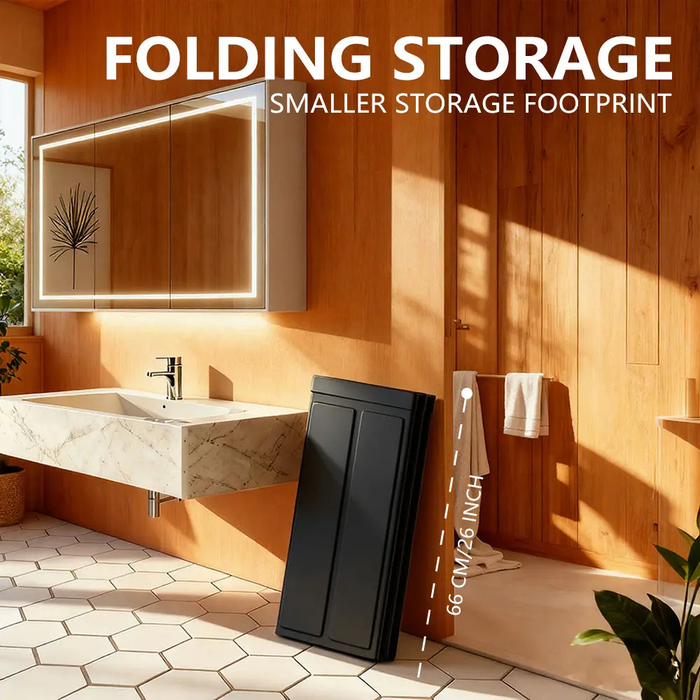 Compact foldable bath tub with 6-layer thermal insulation design