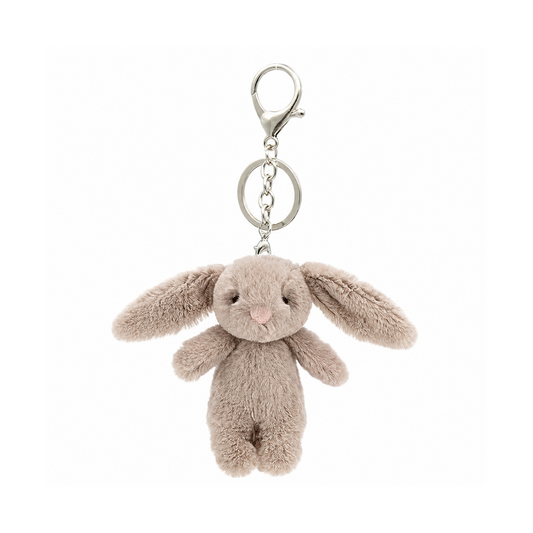 3.5-Inch Plush Bunny Keychain