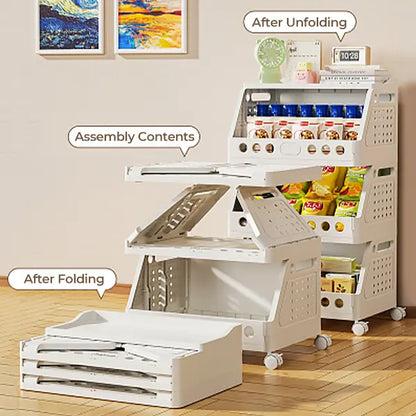 2-5 Tier Stackable RollingCart